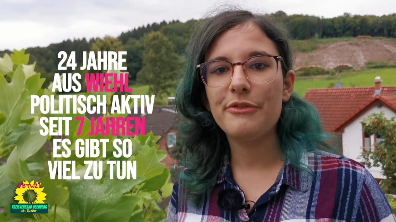 Podiumsdiskussion - Grüne Jugend - Kim Schröter - VorstellungsClip