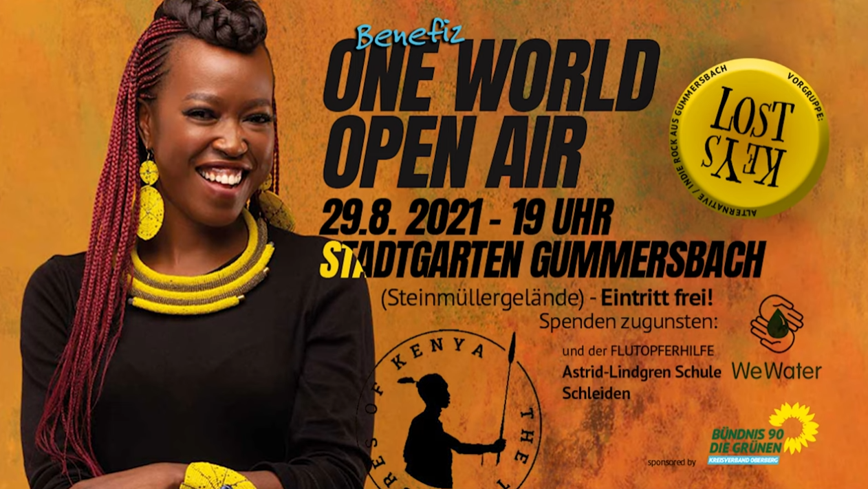 Nina Ogot & Band - One World Benefiz-Konzert - Steinmüllergelände Gummersbach